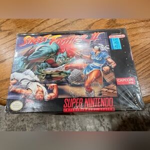Street Fighter II SNES Box Only | Authentic Nintendo | Capcom | No Game